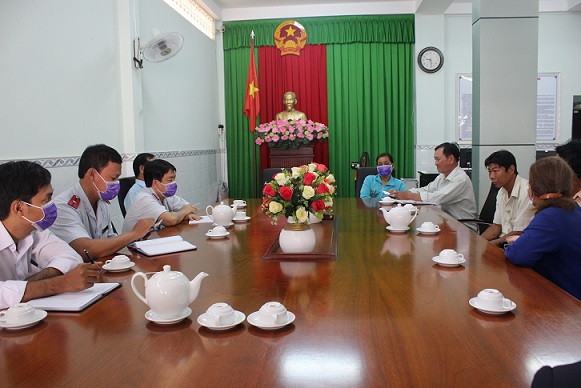 Ban Tiếp công dân tiếp đoàn đông người (huyện Cù Lao Dung)